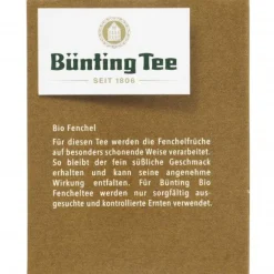 Kräutertee|Bünting Tee Bio-Fenchel20 x 2,50 g