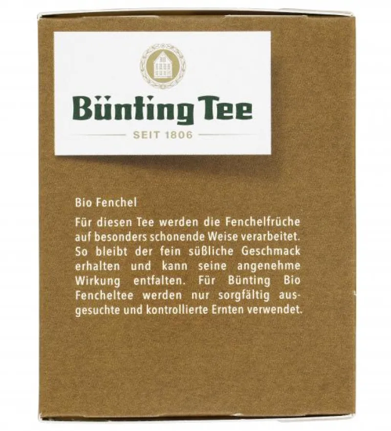 Kräutertee|Bünting Tee Bio-Fenchel20 x 2,50 g