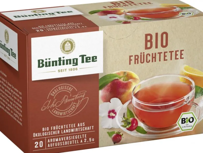 Früchtetee|Bünting Tee Bio Früchtetee20 x 2,50 g