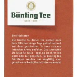 Früchtetee|Bünting Tee Bio Früchtetee20 x 2,50 g