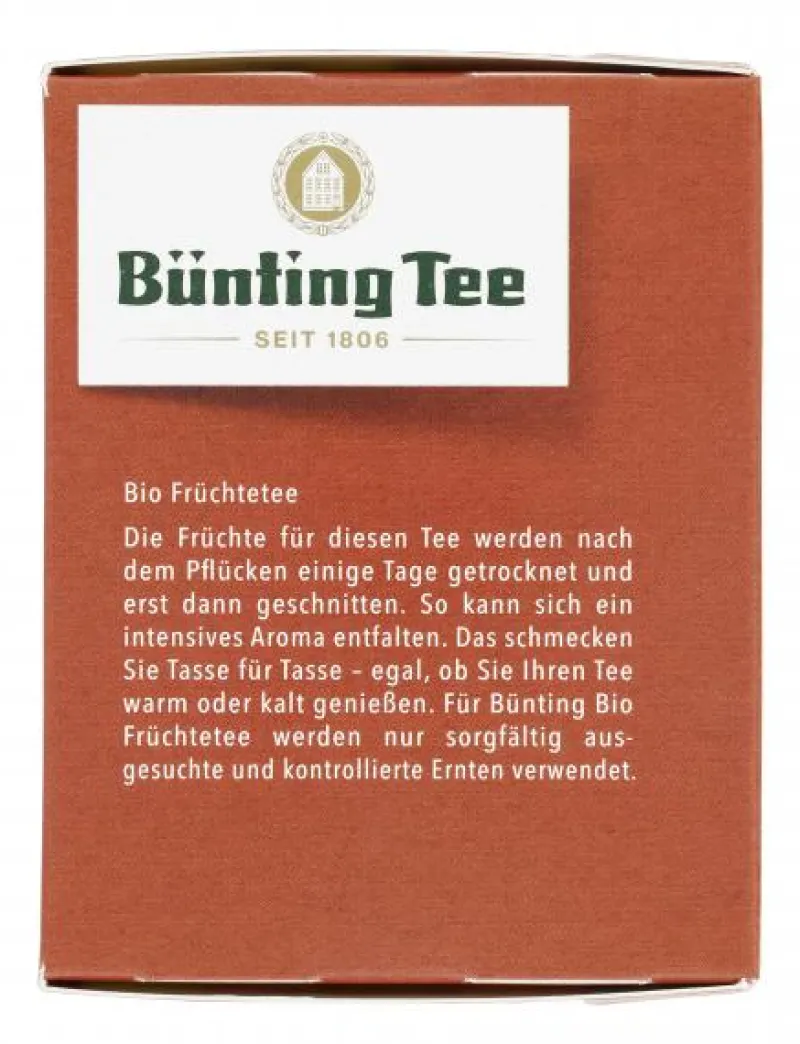 Früchtetee|Bünting Tee Bio Früchtetee20 x 2,50 g
