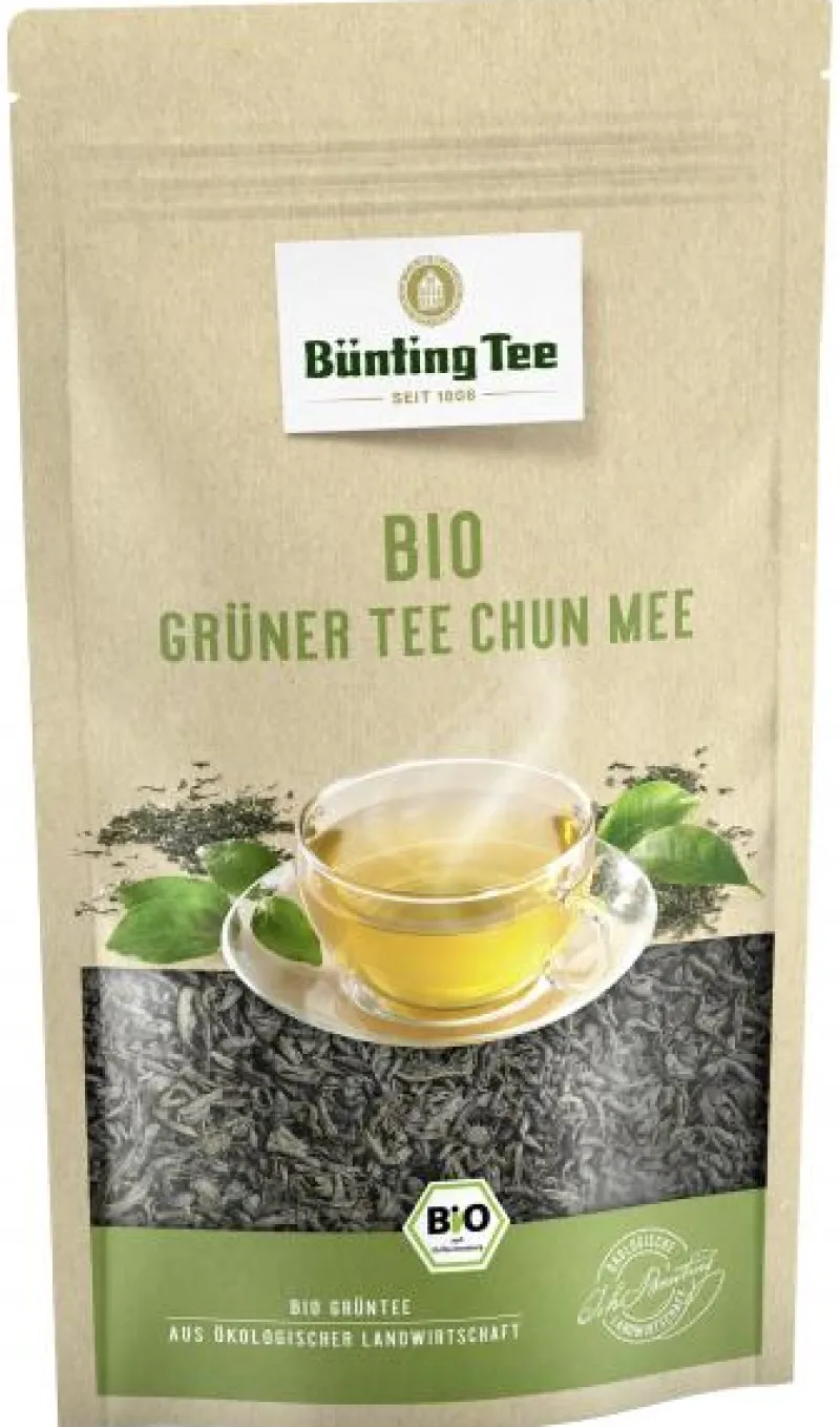 Grüntee|Bünting Tee Bio Grüner Tee Chun Mee100 g