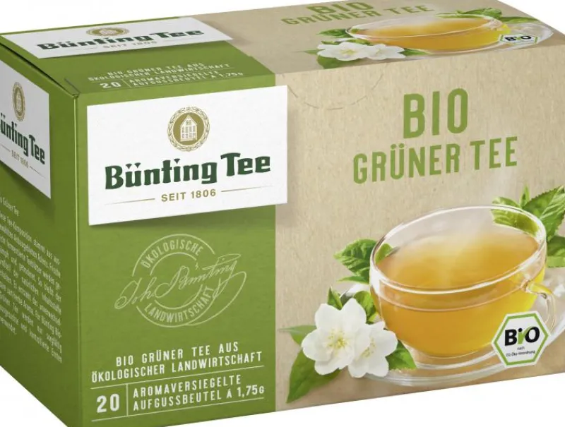Grüntee|Bünting Tee Bio Grüner Tee20 x 1,75 g