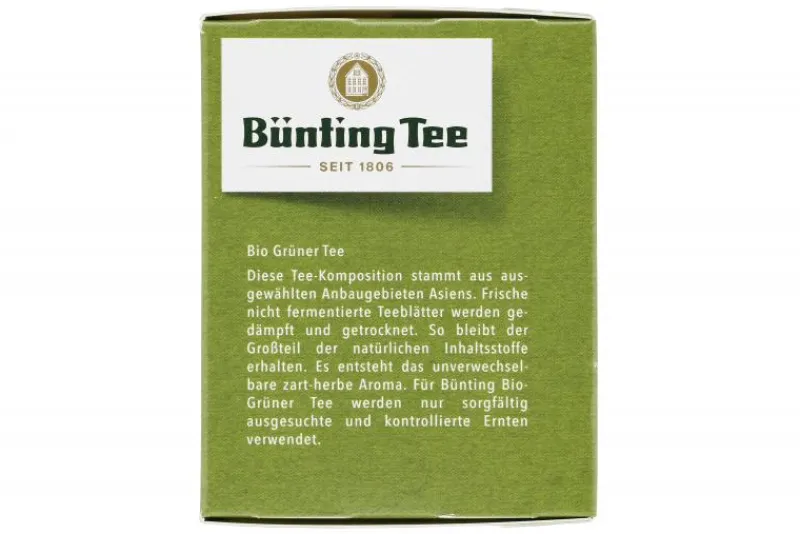 Grüntee|Bünting Tee Bio Grüner Tee20 x 1,75 g