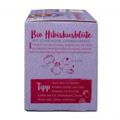 Blütentee|Bünting Tee Bio Hibiskusblüte mit schwarzer Johannisbeere20 x 2,50 g