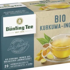 Kräutertee|Bünting Tee Bio Kurkuma-Ingwer20 x 2,25 g