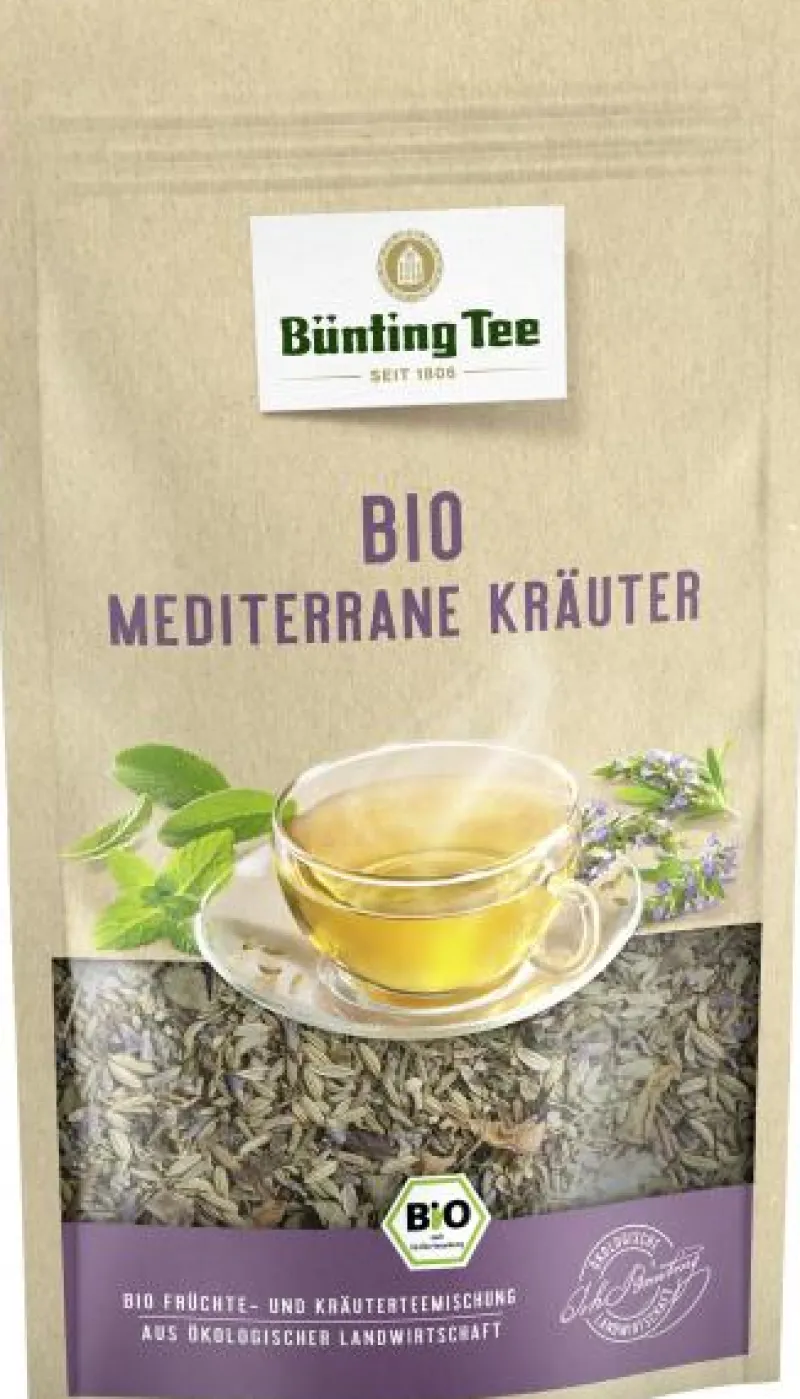 Kräutertee|Bünting Tee Bio Mediterrane Kräuter80 g