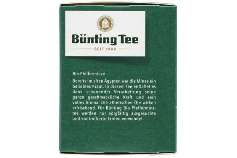 Kräutertee|Bünting Tee Bio Pfefferminze20 x 2 g