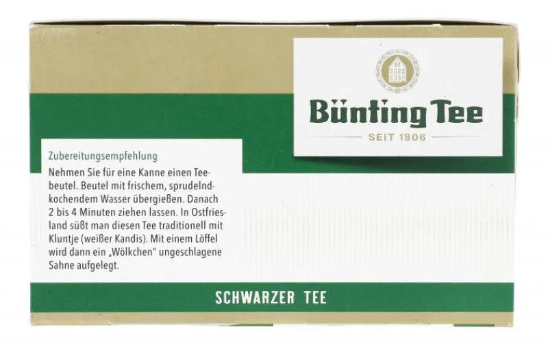 Echter Ostfriesentee|Bünting Tee Grüngold Großkannenbeutel50 x 5 g