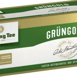 Schwarztee|Echter Ostfriesentee|Bünting Tee Grüngold Großkannenbeutel25 x 5 g
