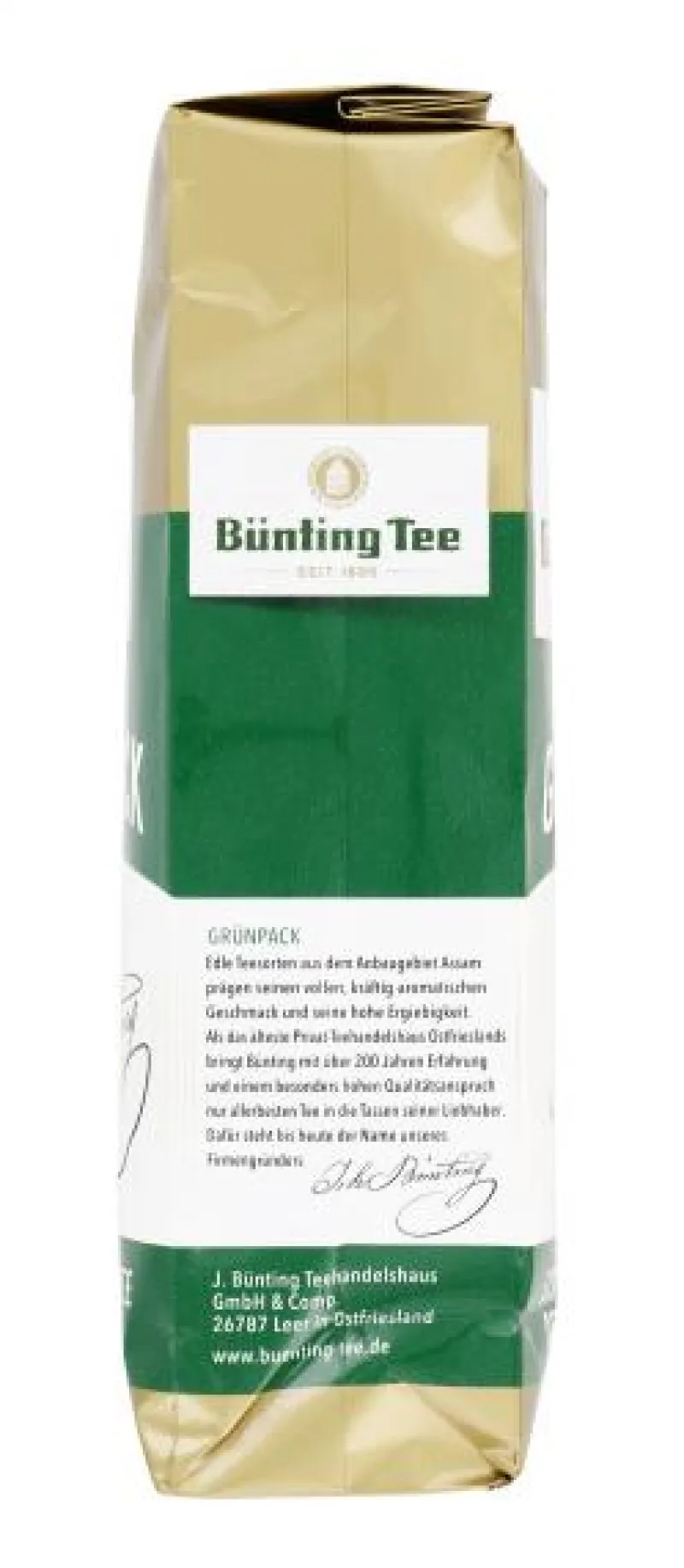 Echter Ostfriesentee|Bünting Tee Grünpack250 g
