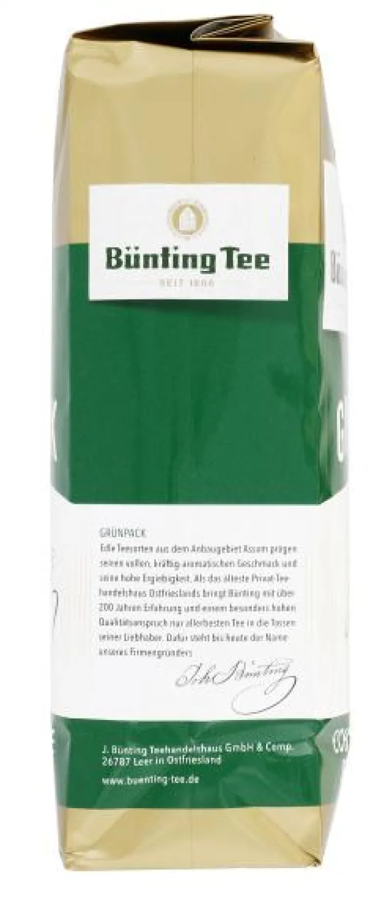 Echter Ostfriesentee|Bünting Tee Grünpack500 g