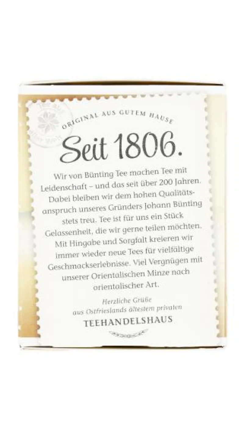 Kräutertee|Bünting Tee Orientalische Minze20 x 1,80 g
