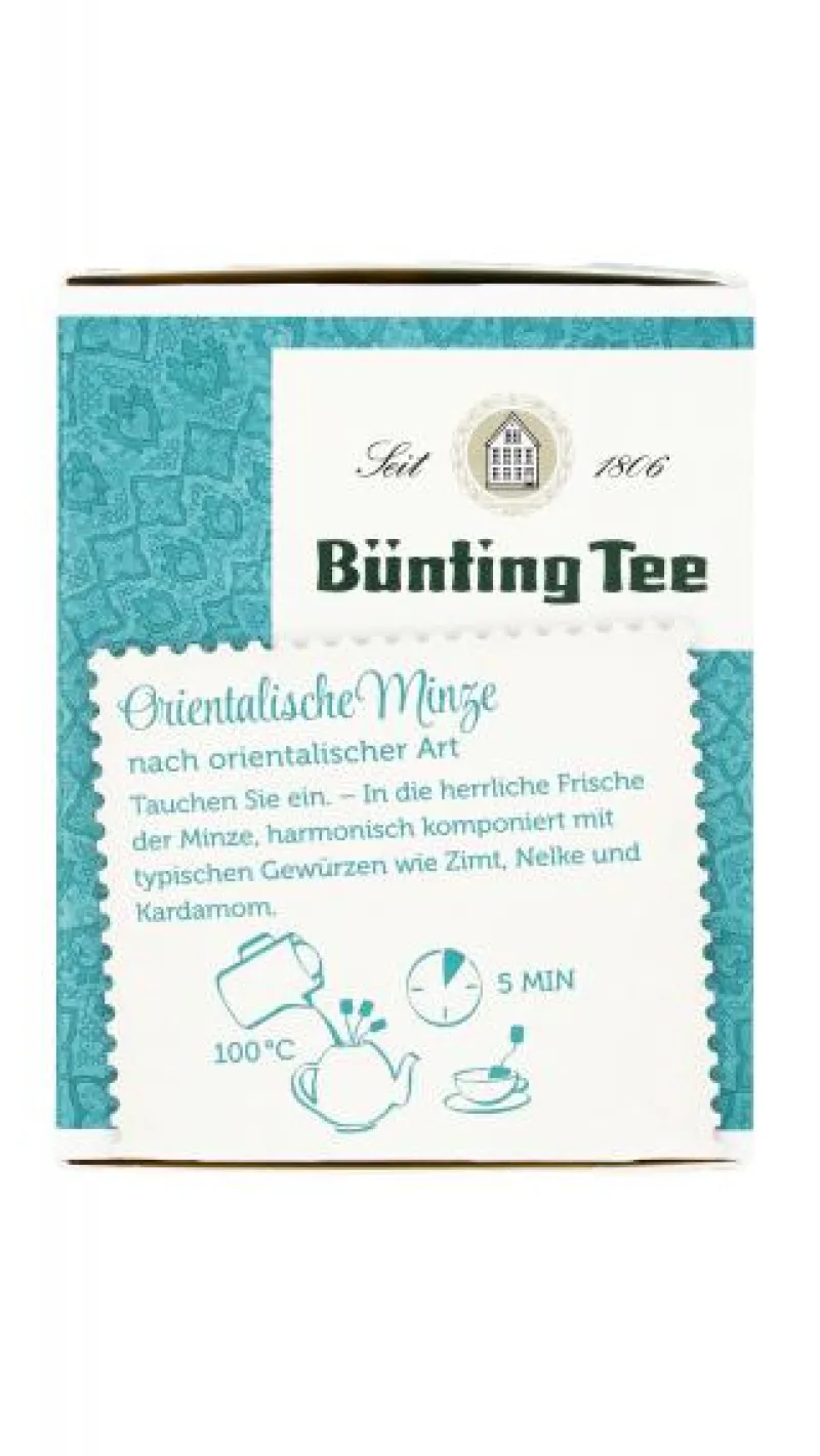 Kräutertee|Bünting Tee Orientalische Minze20 x 1,80 g