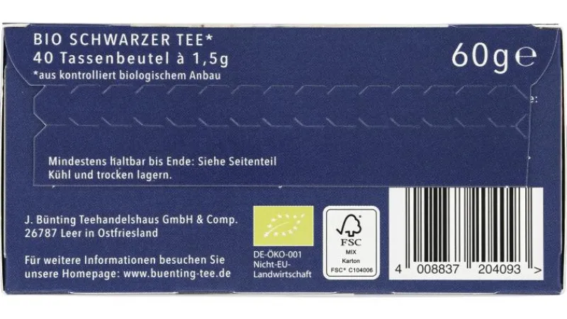 Echter Ostfriesentee|Bünting Tee Original Ostfriesentee40 x 1,50 g