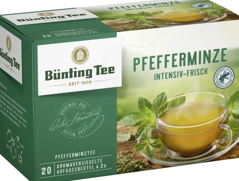 Kräutertee|Bünting Tee Pfefferminze20 x 2 g