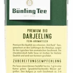 Schwarztee|Bünting Tee Premium Bio Darjeeling175 g
