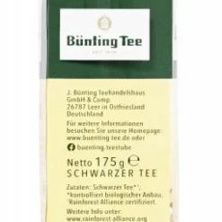 Schwarztee|Bünting Tee Premium Bio Darjeeling175 g