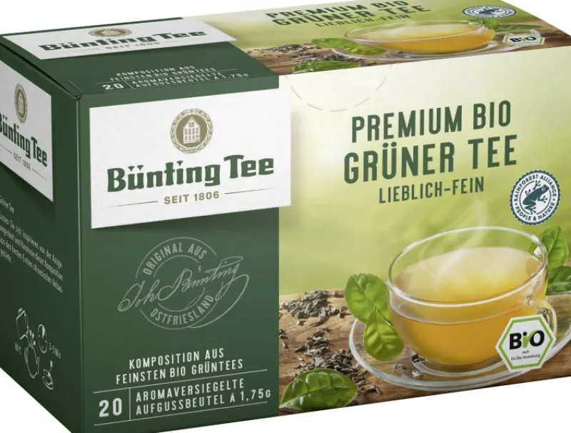 Grüntee|Bünting Tee Premium Bio Grüner Tee20 x 1,75 g