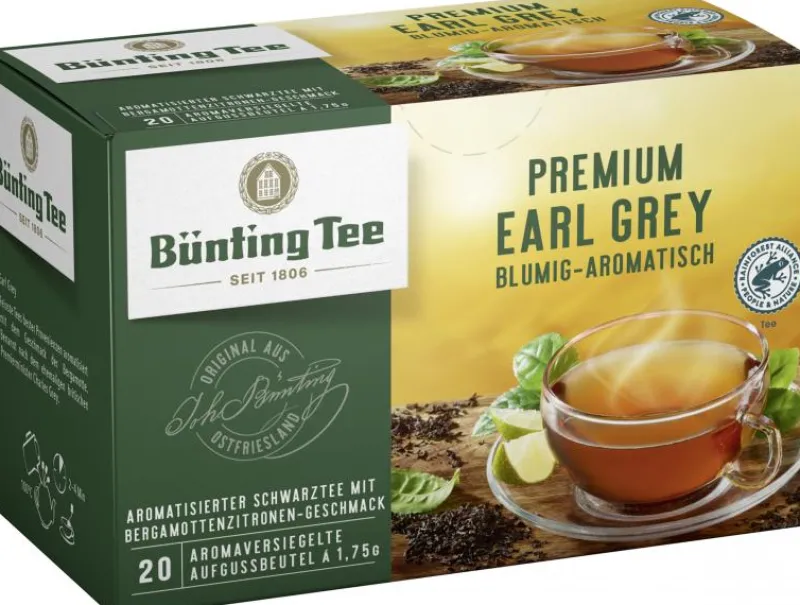 Schwarztee|Bünting Tee Premium Earl Grey20 x 1,75 g