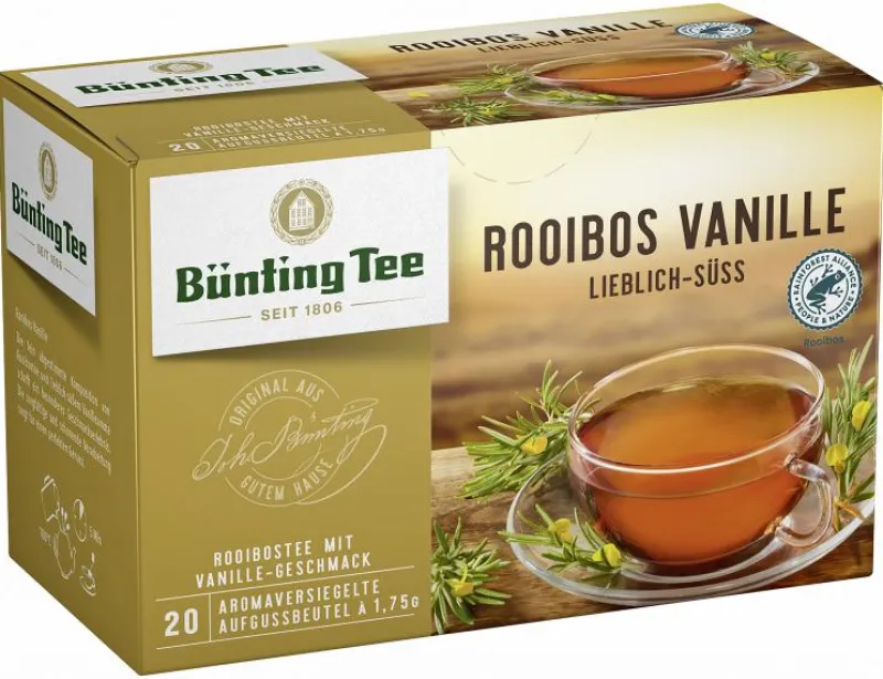 Rooibostee|Bünting Tee Rooibos Vanille20 x 1,75 g