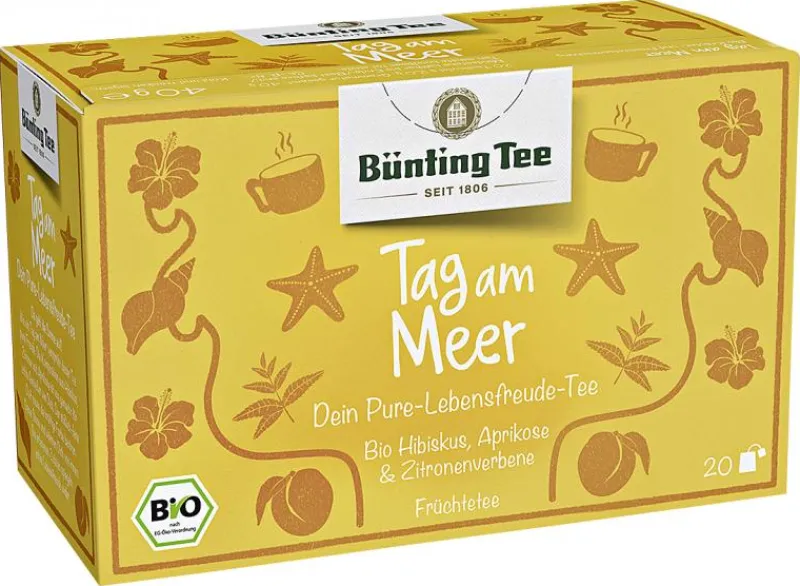 Früchtetee|Bünting Tee Tag am Meer20 x 2 g