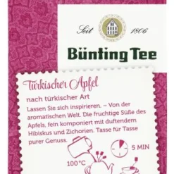 Früchtetee|Bünting Tee Türkischer Apfel20 x 2,75 g