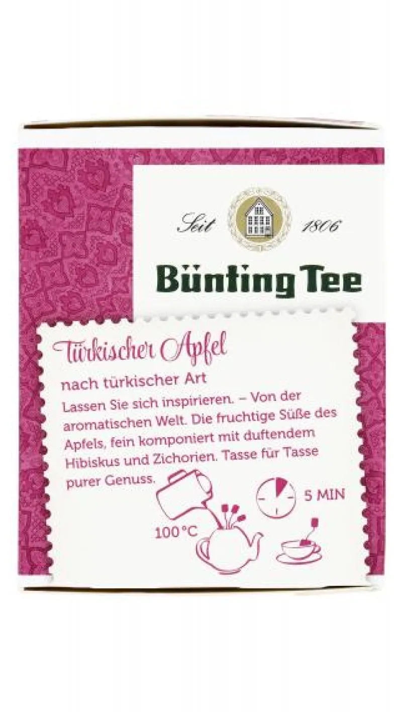 Früchtetee|Bünting Tee Türkischer Apfel20 x 2,75 g