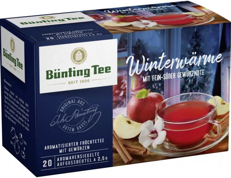Früchtetee|Bünting Tee Winterwärme20 x 2,50 g
