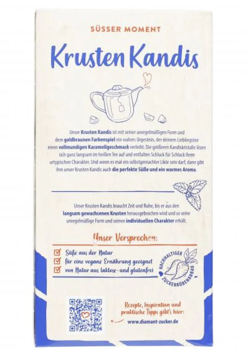 Kandis & Zucker|Bünting Tee Diamant Krustenkandis braun500 g