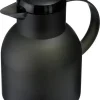 Thermobehälter|Bünting Tee Emsa Samba Isolierkanne 1,0 Liter schwarz transluzent