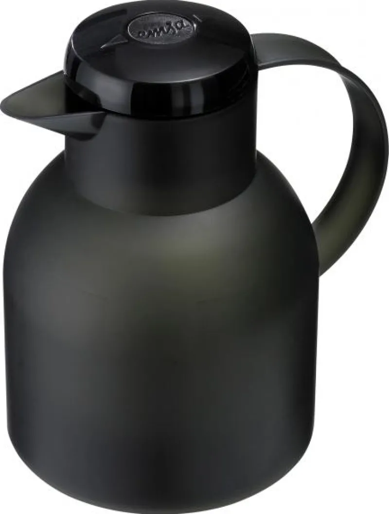 Thermobehälter|Bünting Tee Emsa Samba Isolierkanne 1,0 Liter schwarz transluzent
