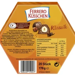 Gebäck & Schokolade|Bünting Tee Ferrero Küsschen178 g