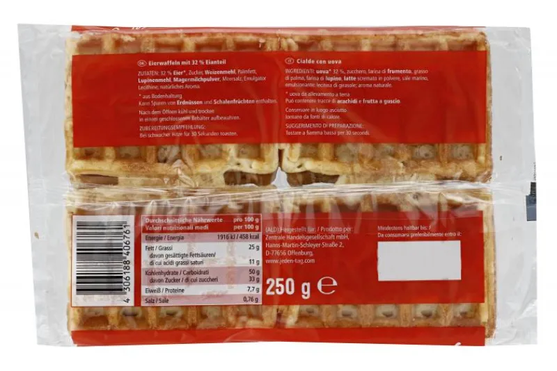 Gebäck & Schokolade|Bünting Tee Jeden Tag Frischeiwaffeln250 g