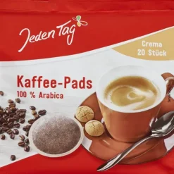 Kaffee|Bünting Tee Jeden Tag Kaffee-Pads crema 20 Pads140 g