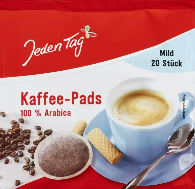 Kaffee|Bünting Tee Jeden Tag Kaffee-Pads mild 20 Pads140 g