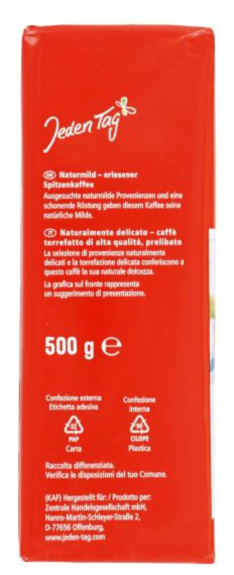 Kaffee|Bünting Tee Jeden Tag Naturmild Kaffee500 g