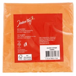 Servietten|Bünting Tee Jeden Tag Servietten 33x33cm mandarine30 St.