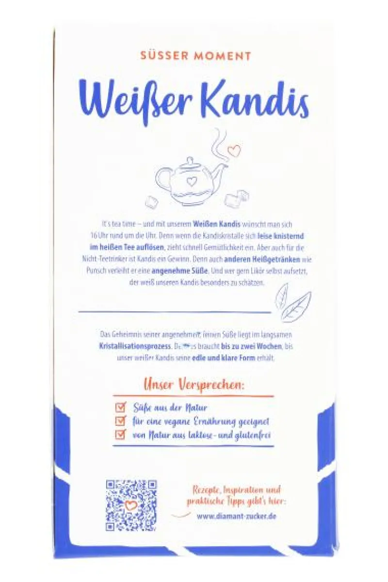 Kandis & Zucker|Bünting Tee Kölner Weißer Kandis600 g