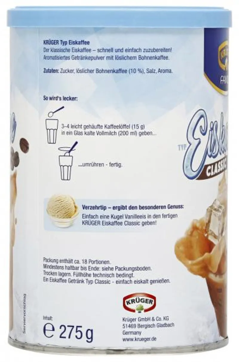Kaffee|Bünting Tee Krüger Family Eiskaffee Classic275 g