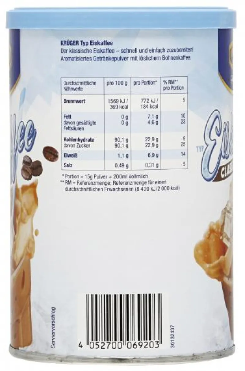 Kaffee|Bünting Tee Krüger Family Eiskaffee Classic275 g
