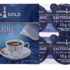 Milch & Sahne|Bünting Tee Küstengold Kaffeesahne 10 x 10 g