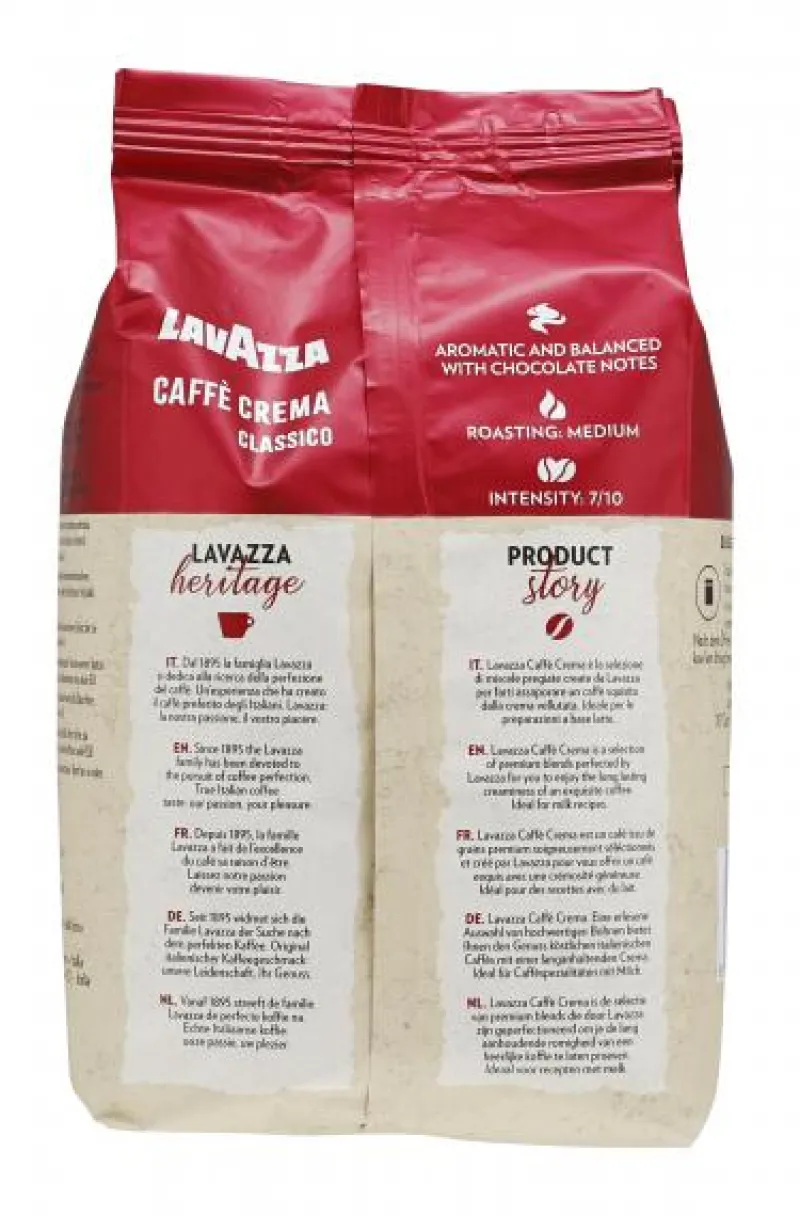 Kaffee|Bünting Tee Lavazza Caffé Crema Classico Ganze Bohne1 kg