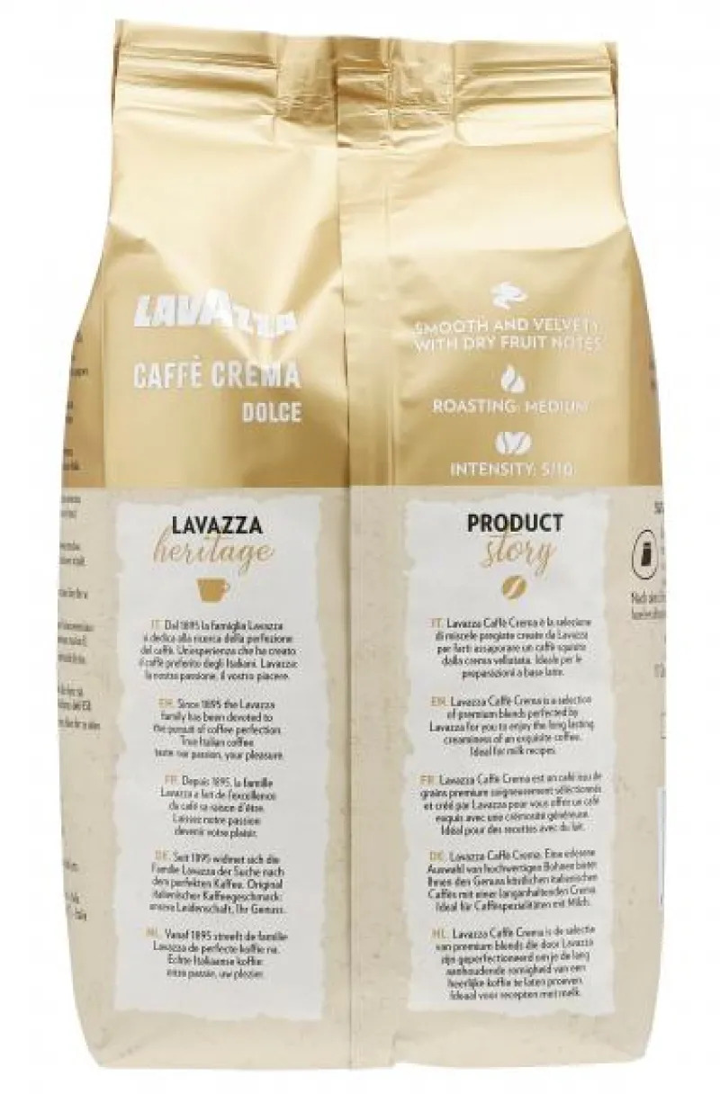 Kaffee|Bünting Tee Lavazza Caffè Crema Dolce Ganze Bohne1 kg