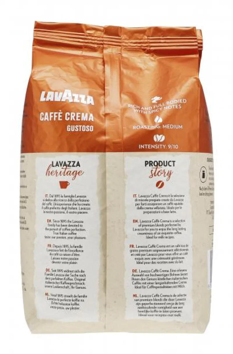 Kaffee|Bünting Tee Lavazza Caffè Crema Gustoso Ganze Bohne1 kg