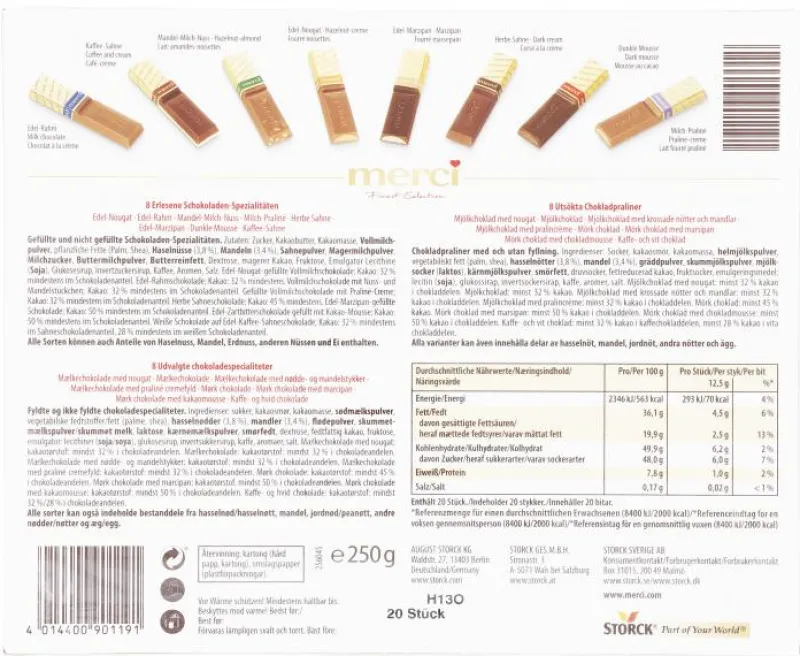 Gebäck & Schokolade|Bünting Tee Merci Finest Selection große Vielfalt250 g