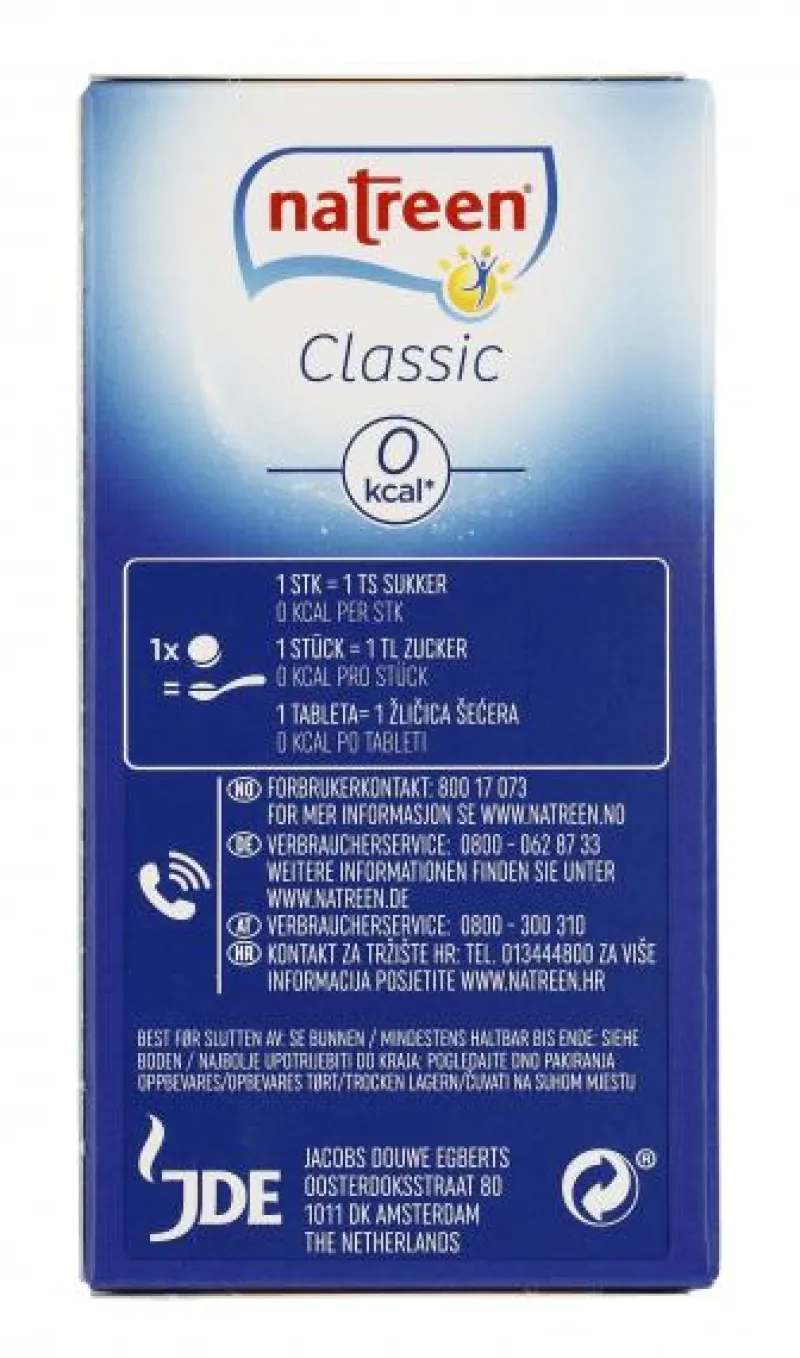 Kandis & Zucker|Bünting Tee Natreen Süßstoff Classic Tischspender500 St.