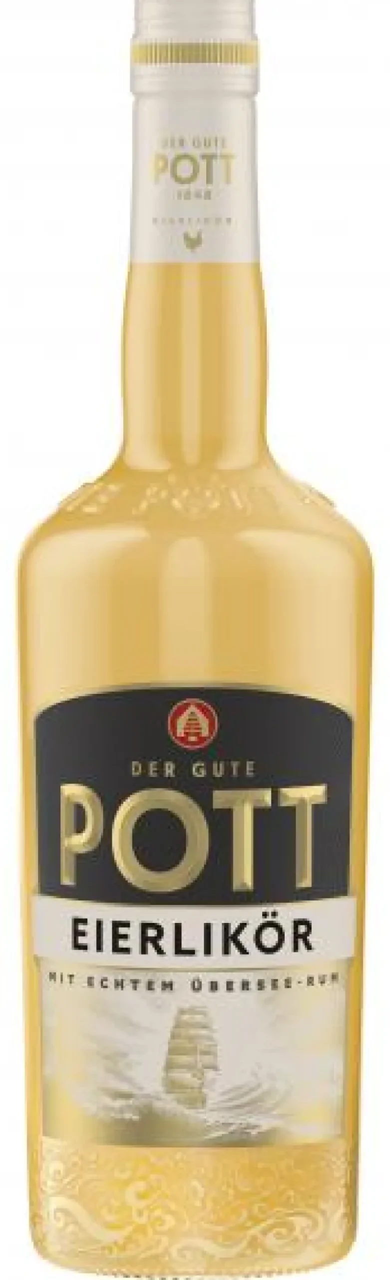 Creme-Likör|Bünting Tee Pott Eierlikör mit echtem Übersee Rum700 ml