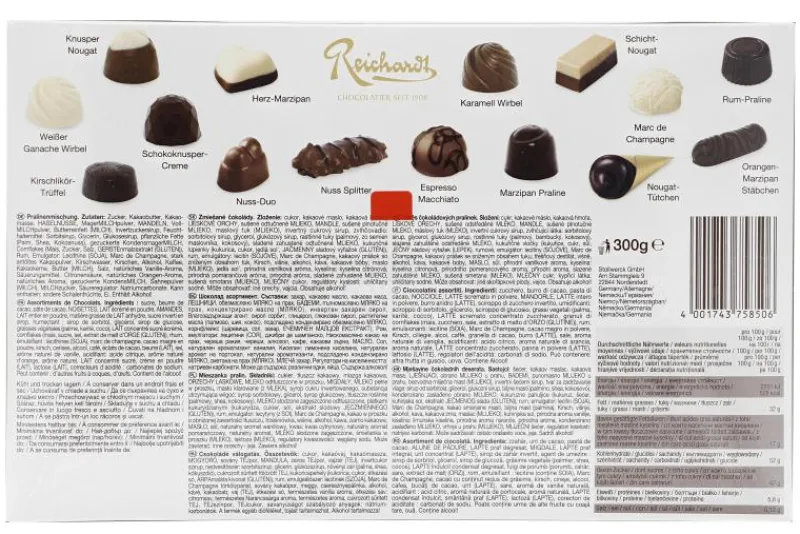 Gebäck & Schokolade|Bünting Tee Reichardt Pralinen Kollektion300 g