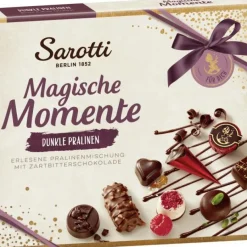 Gebäck & Schokolade|Bünting Tee Sarotti Magische Momente Dunkle Pralinen210 g